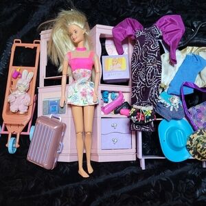 Barbie Doll with Accessories Set